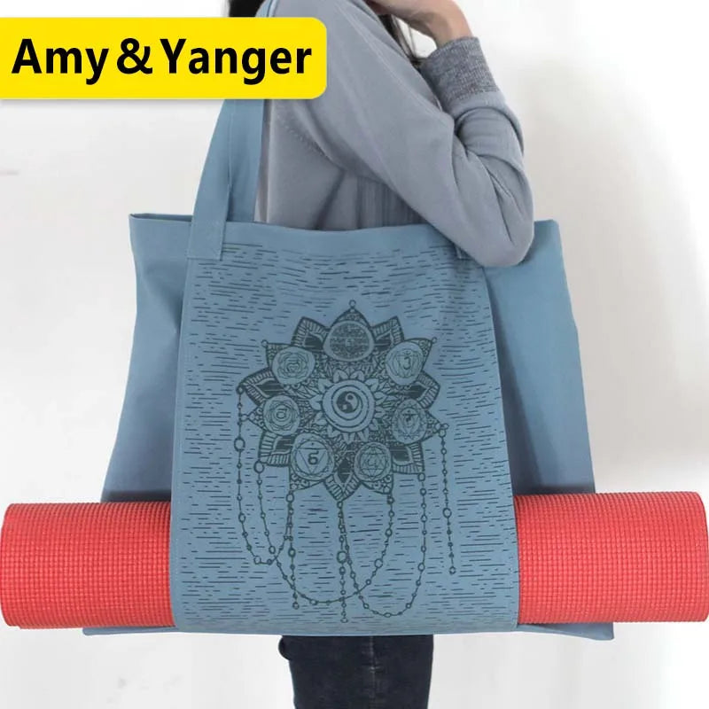 Yoga mat bag, durable canvas cotton