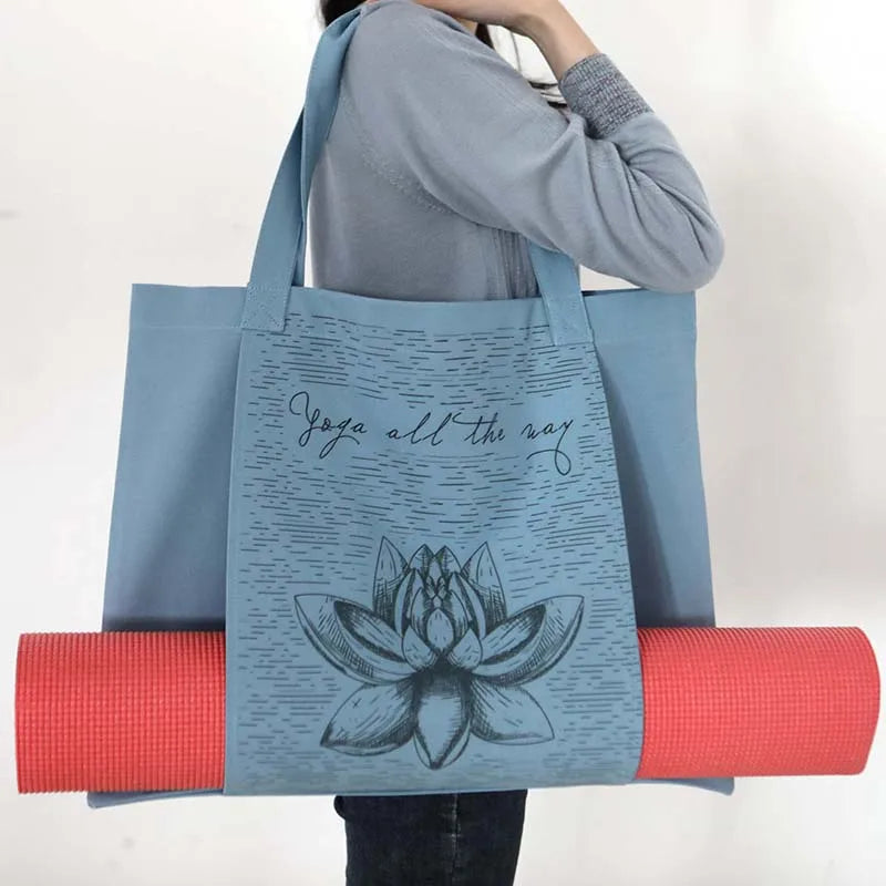 Yoga mat bag, durable canvas cotton