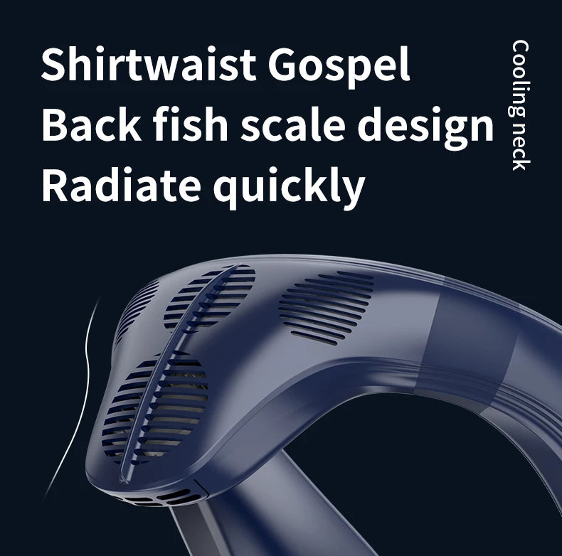 Latest Model Portable Wearable Neck Air Conditioner and Fan