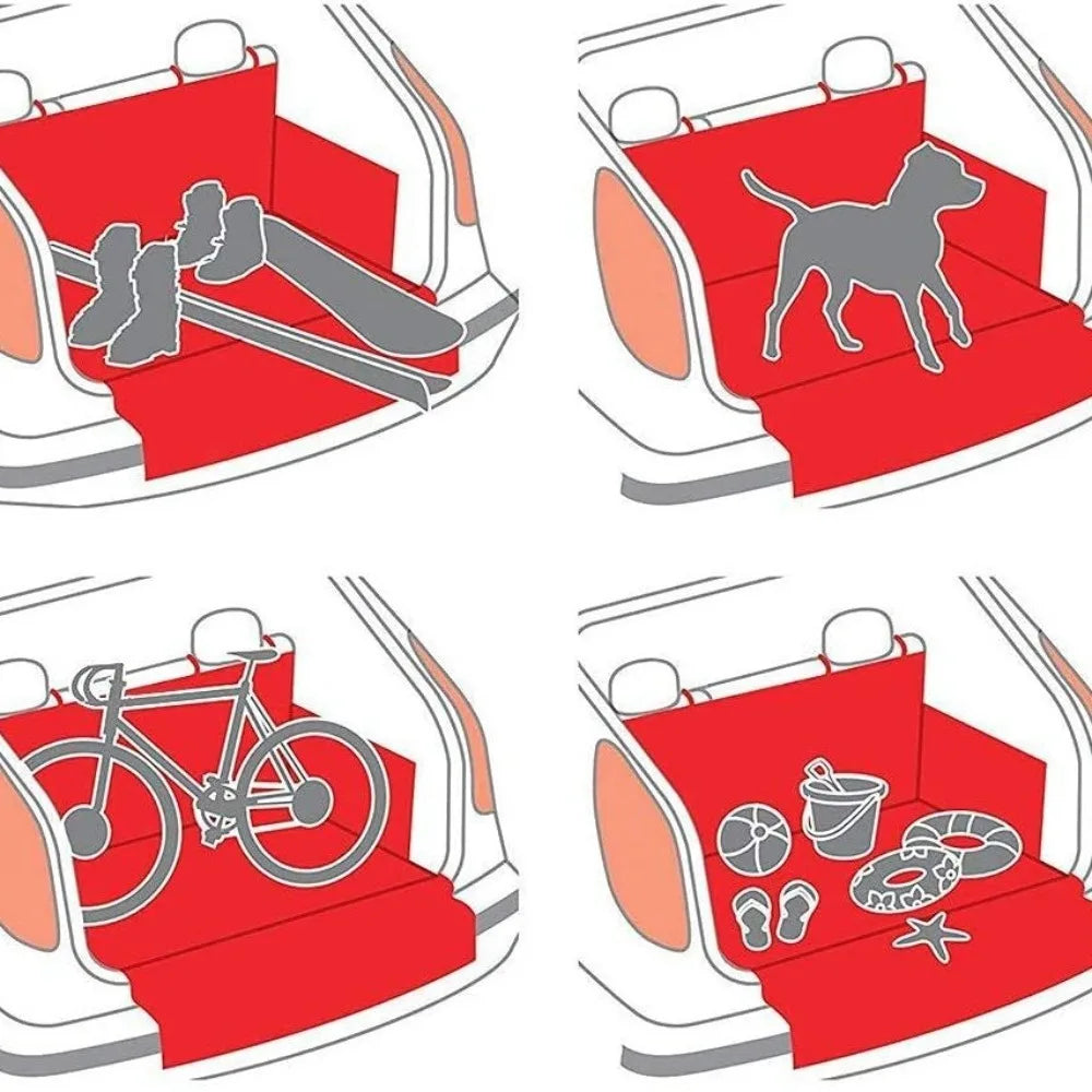 Multi Use Dog Waterproof car boot protector for Dogs, able to be used as picnic blanket too